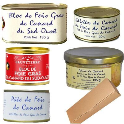 Coffret gourmand : Tout Foie Gras