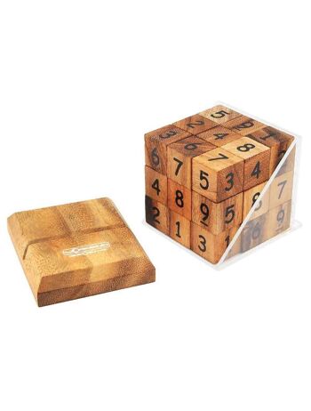 Puzzle Sudoku Cube en Bois Logic Giochi, LG624, 11,3 × 8,5 × 12,5 cm 3