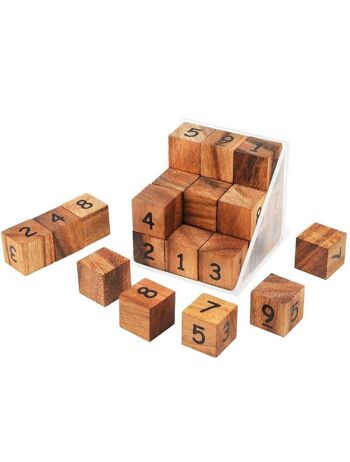 Puzzle Sudoku Cube en Bois Logic Giochi, LG624, 11,3 × 8,5 × 12,5 cm 4