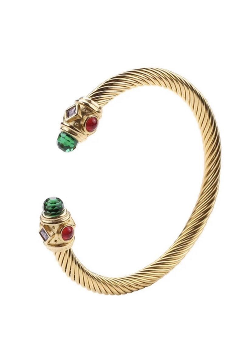 Bracciale in acciaio inossidabile con formiche