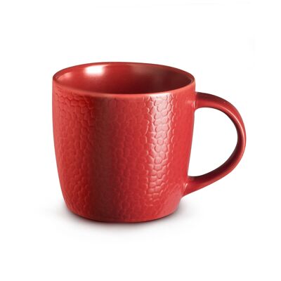 Stone Rouge - Set mit 6 Kaffee- und Teetassen-MEDARD DE NOBLAT
