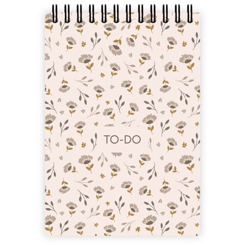 To-Do Boho Floral Pattern Nr. 2 A6
