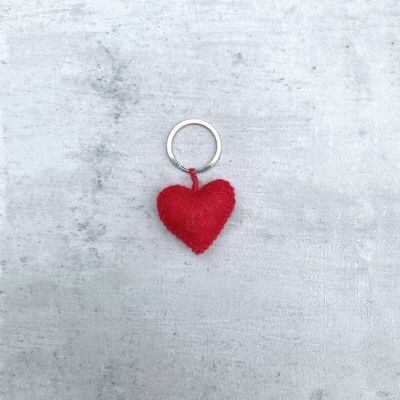 Porte-clés coeur rouge (13B-KEYHEART-RED)
