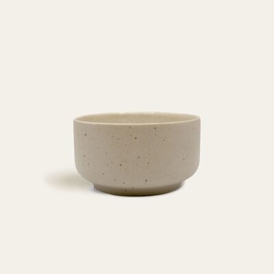Bowl Eelina - Cappuccino Beige (ø 13.5 x 7.5 cm) - EDDA stoneware - Stoneware - Tableware - Made in Portugal - Raised in the Alps