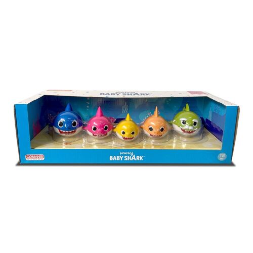 Set Baby Shark Family (5 figuras) - Figura juguete Comansi - Baby Shark