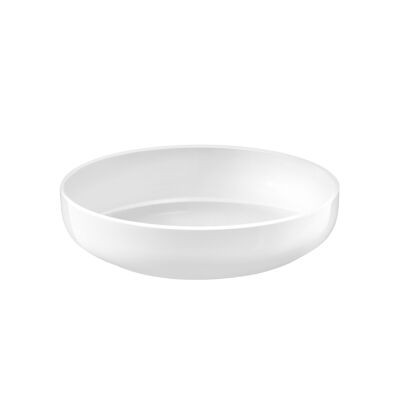 Yaka Blanc - Caja 6 platos para ensalada y pasta-MEDARD DE NOBLAT
