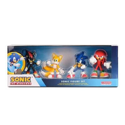 Set Colección Sonic (4 figuras) - Figura juguete Comansi Sonic