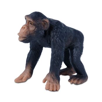 Figurine de jeune chimpanzé Little Wild - 5,8 cm - Figurine jouet Comansi Little Wild