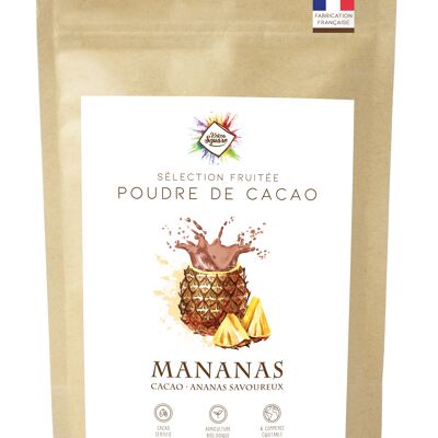 Mananas – Kakaopulver und Ananas für heiße Schokolade