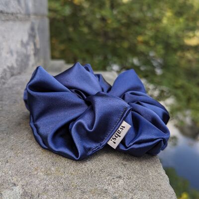 Navy Blue Scrunchie