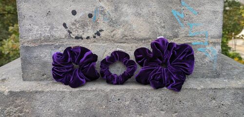 Violet Velvet Scrunchie