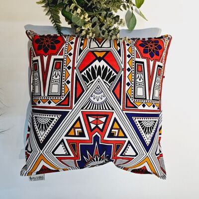 African Print Cushion Cover | 100% Cotton | Kente Print | Ankara Cushion Cover
