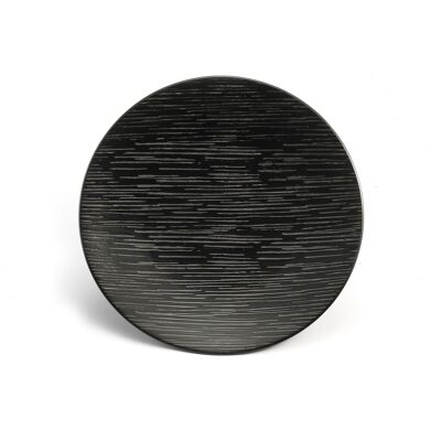 Magma Noir - Plato de postre 20 cm - Médard de Noblat
