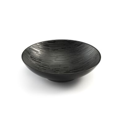 Magma noir - Caja 6 platos para ensalada y pasta-MEDARD DE NOBLAT