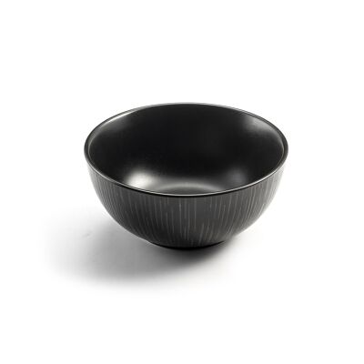 Magma noir - Box of 6 lunch bowls-MEDARD DE NOBLAT