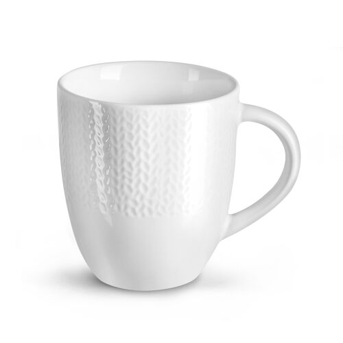 Grain de Malice Blanc - Coffret 6 mugs-MEDARD DE NOBLAT