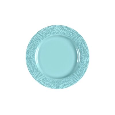 Grain de Malice Turquoise - Box of 6 dessert plates-MEDARD DE NOBLAT