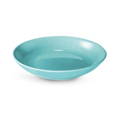 Grain de Malice Turquoise - Box of 6 salad and pasta plates-MEDARD DE NOBLAT