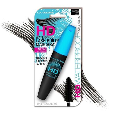 LA Colors Mascara HD Waterproof Très Noir