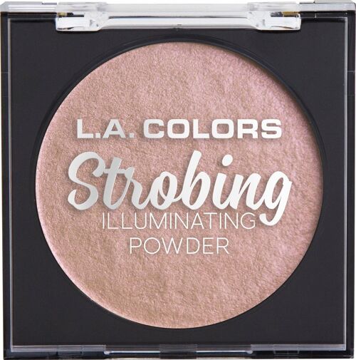 LA Colors Strobing Illuminating Powder Flashing Pink