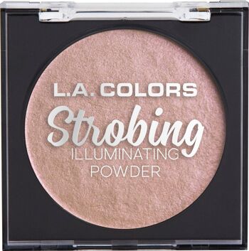 LA Colors Poudre Illuminatrice Strobisante Rose Clignotant 1