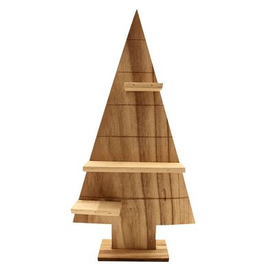 MENSOLE PER ALBERO IN LEGNO NATURALE 42X22CM