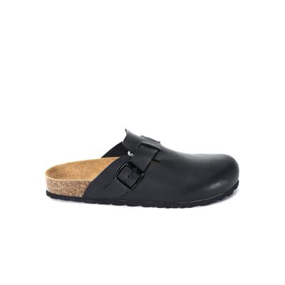 NOE slipper in black eco-leather from UNISEX. Supplier code MI1010