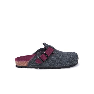 NOE slipper in gray felt by UNISEX. Supplier code MI1180