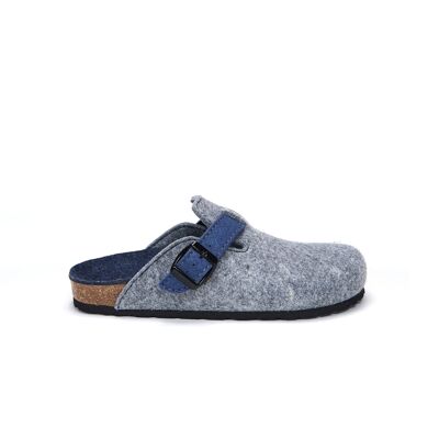 NOE slipper in gray felt by UNISEX. Supplier code MI1181