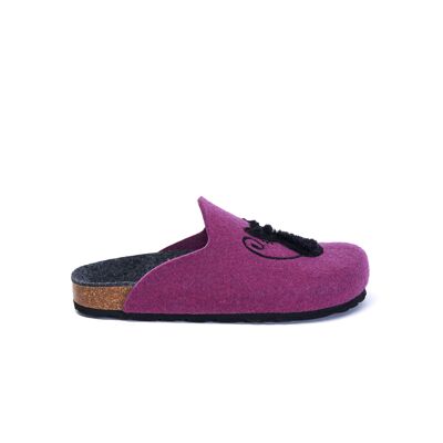 ANGEL pink felt slipper for women. Supplier code MI2134