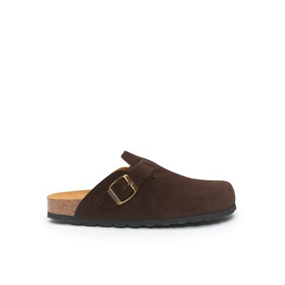 NOE brown leather slipper for women. Supplier code MI1040