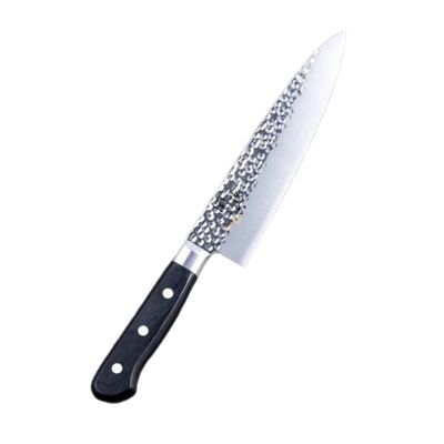 Cuchillo Santoku Japonés Sekisaroku Imayo martillado 180mm de acero inoxidable para carne, pescado, verduras