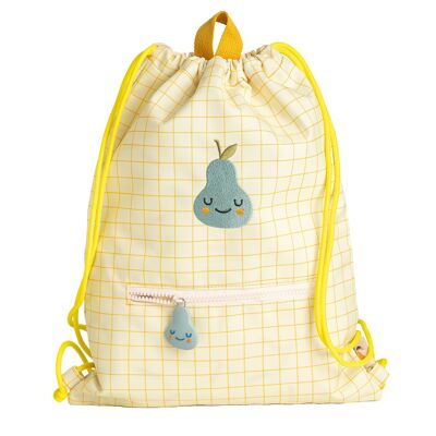 Mochila con cordón Pedro la Pera para niños