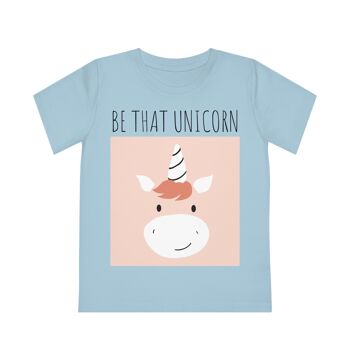 Soyez ce t-shirt écologique pour enfants Licorne 6
