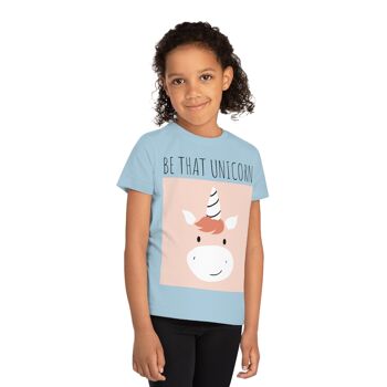 Soyez ce t-shirt écologique pour enfants Licorne 14