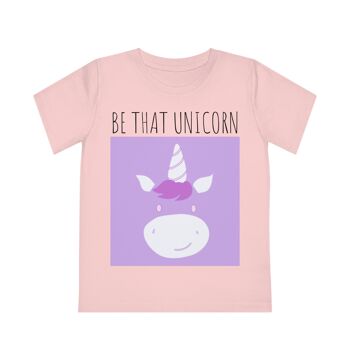 T-shirt écologique pour enfants Neon Be that Unicorn 2