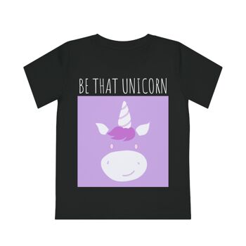 T-shirt écologique pour enfants Neon Be that Unicorn 3