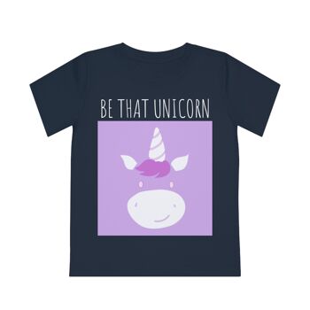 T-shirt écologique pour enfants Neon Be that Unicorn 5