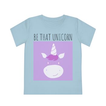 T-shirt écologique pour enfants Neon Be that Unicorn 6
