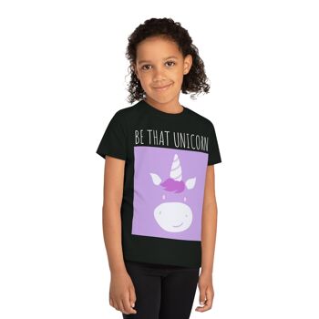 T-shirt écologique pour enfants Neon Be that Unicorn 10