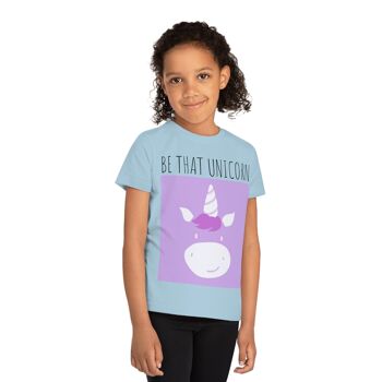 T-shirt écologique pour enfants Neon Be that Unicorn 14