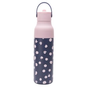 Bouteille Skittle Sport 500 ml - Indigo à pois roses