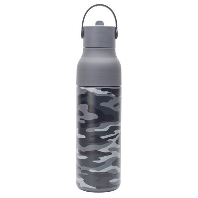 Bottiglia sportiva Skittle da 500 ml - Grigio mimetico