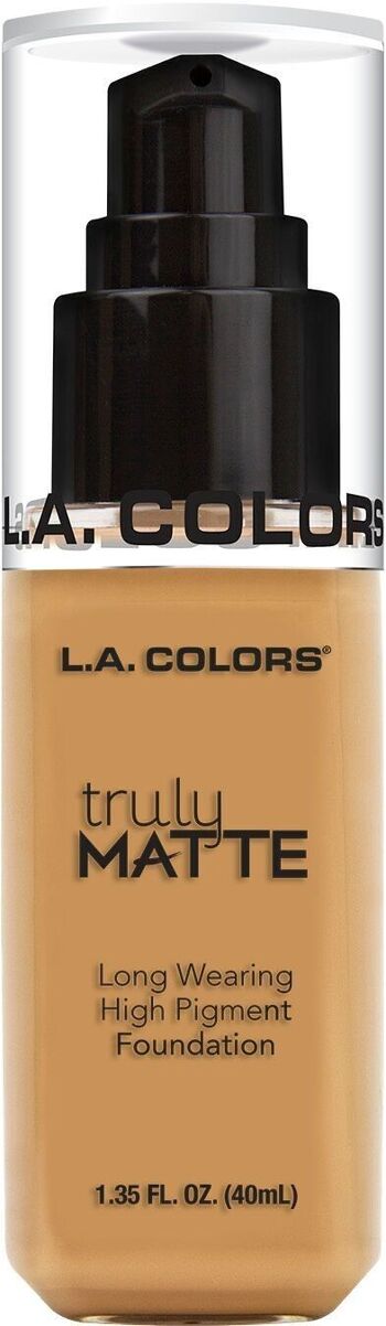 LA Colors Truly Matte Maquillage Liquide Beige Doré 1