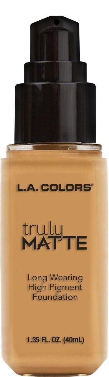 LA Colors Truly Matte Maquillage Liquide Beige Doré 2