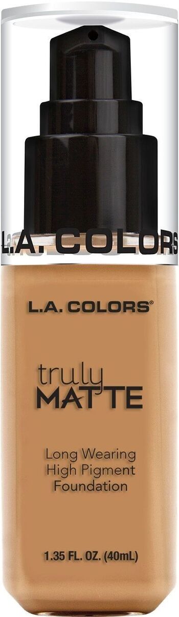 LA Colors Truly Matte Maquillage Liquide Miel Chaud 1