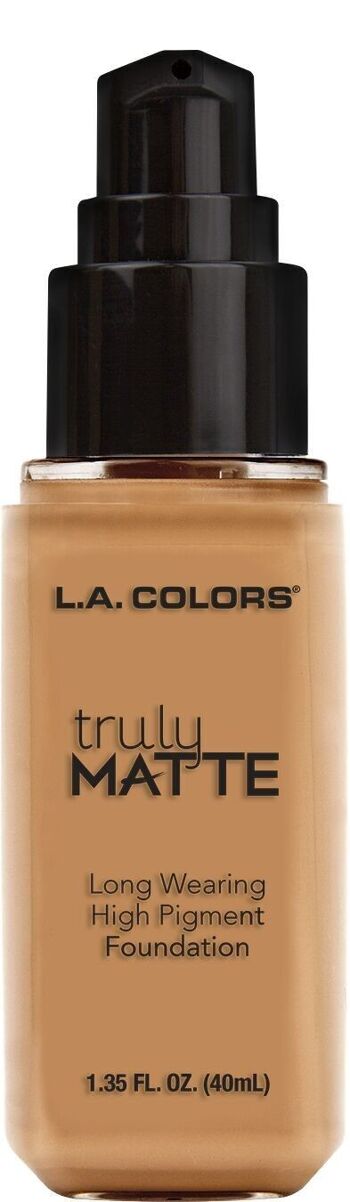 LA Colors Truly Matte Maquillage Liquide Miel Chaud 2