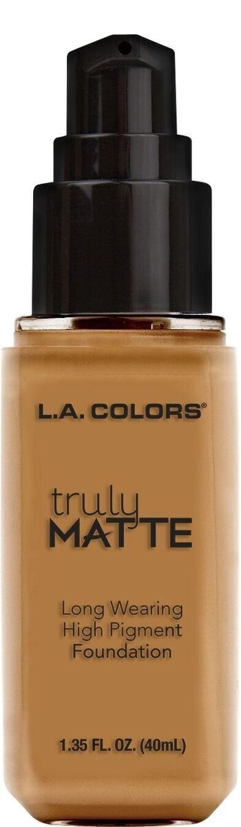 LA Colors Truly Matte Maquillage Liquide Marron 2