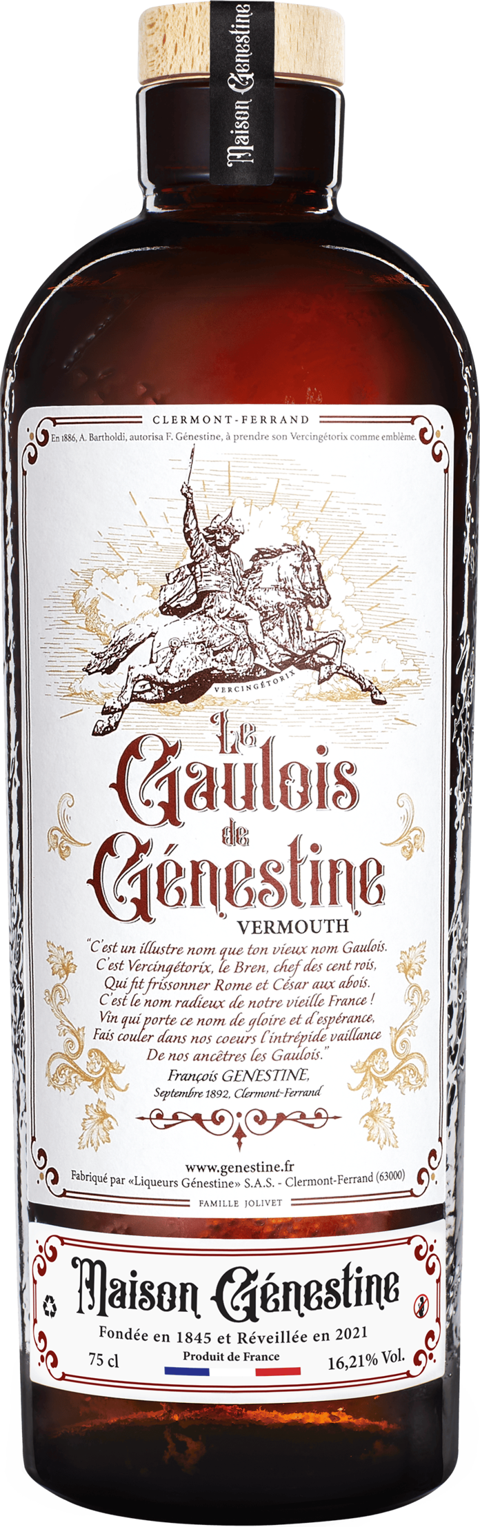 Wermut-Aperitif LE GAULOIS DE GENESTINE