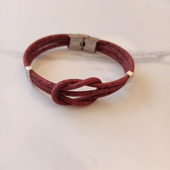 Bracelet homme ou unisexe en liège - Mathis - Mode éthique et vegan homme 4